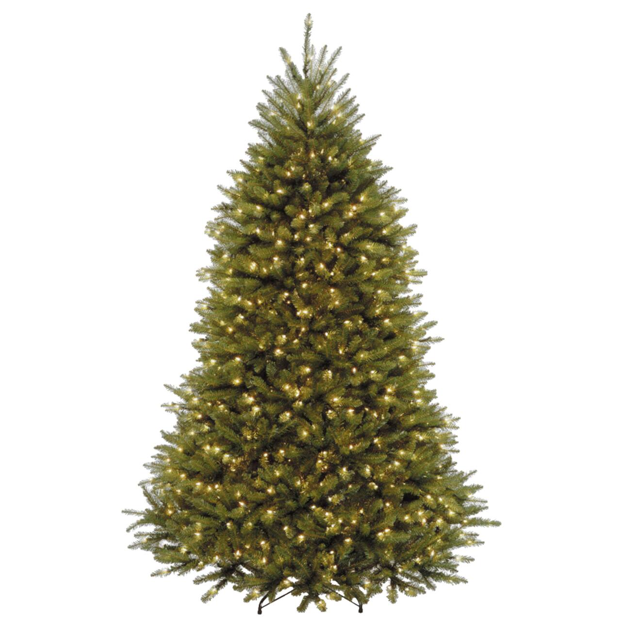 7.5ft. Pre-Lit PowerConnect™ Dunhill® Fir Tree Artificial Christmas Tree, Clear Lights